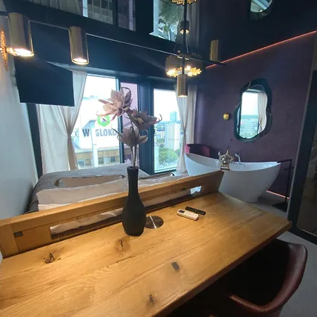 아파트 Panorama Level 25 & 26 S P A Z Wanna I Sauna 카토비체