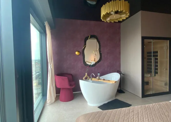 Panorama Level 25&26 S P A Z Wanną I Sauną Apartament