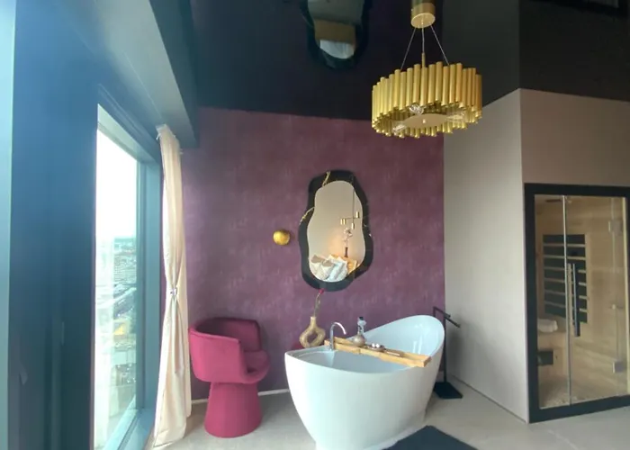 Panorama Level 25&26 S P A Z Wanną I Sauną Katowice