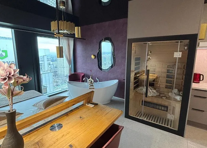 Apartament Panorama Level 25&26 S P A Z Wanną I Sauną