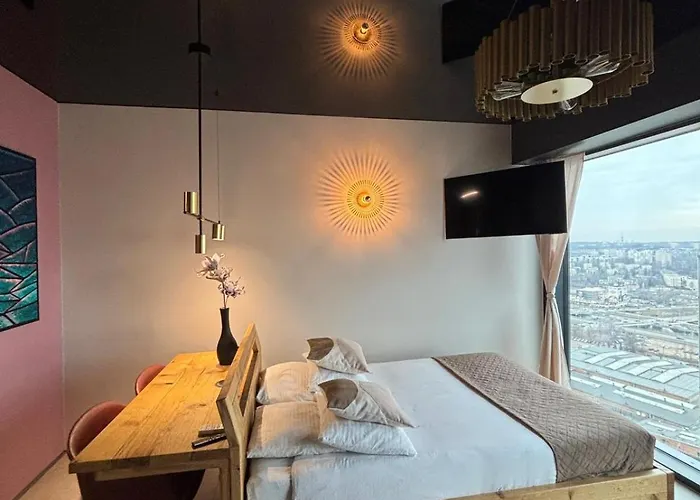 Apartament Panorama Level 25&26 S P A Z Wanną I Sauną Katowice