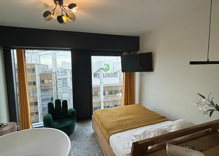 Panorama Level 25&26 S P A Z Wanną I Sauną Katowice