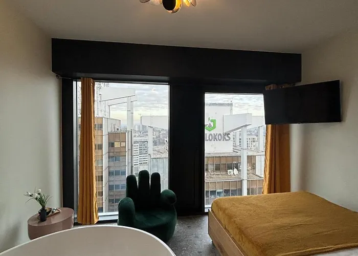 Apartament Panorama Level 25&26 S P A Z Wanną I Sauną Katowice