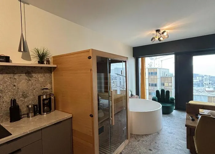 Panorama Level 25&26 S P A Z Wanną I Sauną