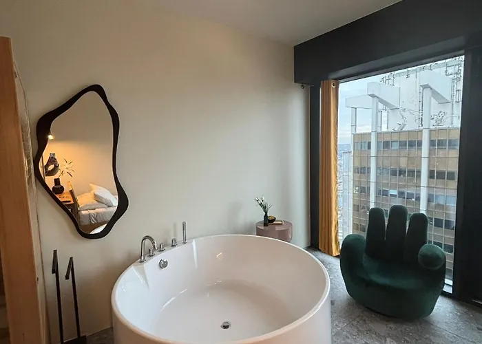 Panorama Level 25&26 S P A Z Wanną I Sauną * Katowice