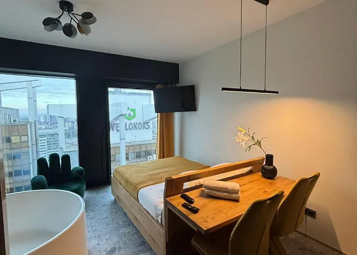 Panorama Level 25&26 S P A Z Wanną I Sauną Apartament