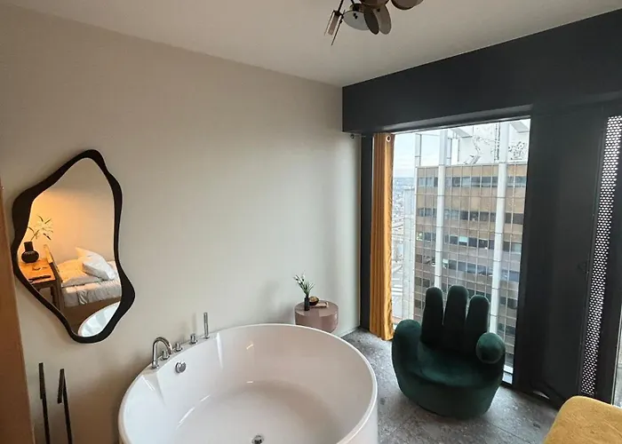 Panorama Level 25&26 S P A Z Wanną I Sauną Apartament *